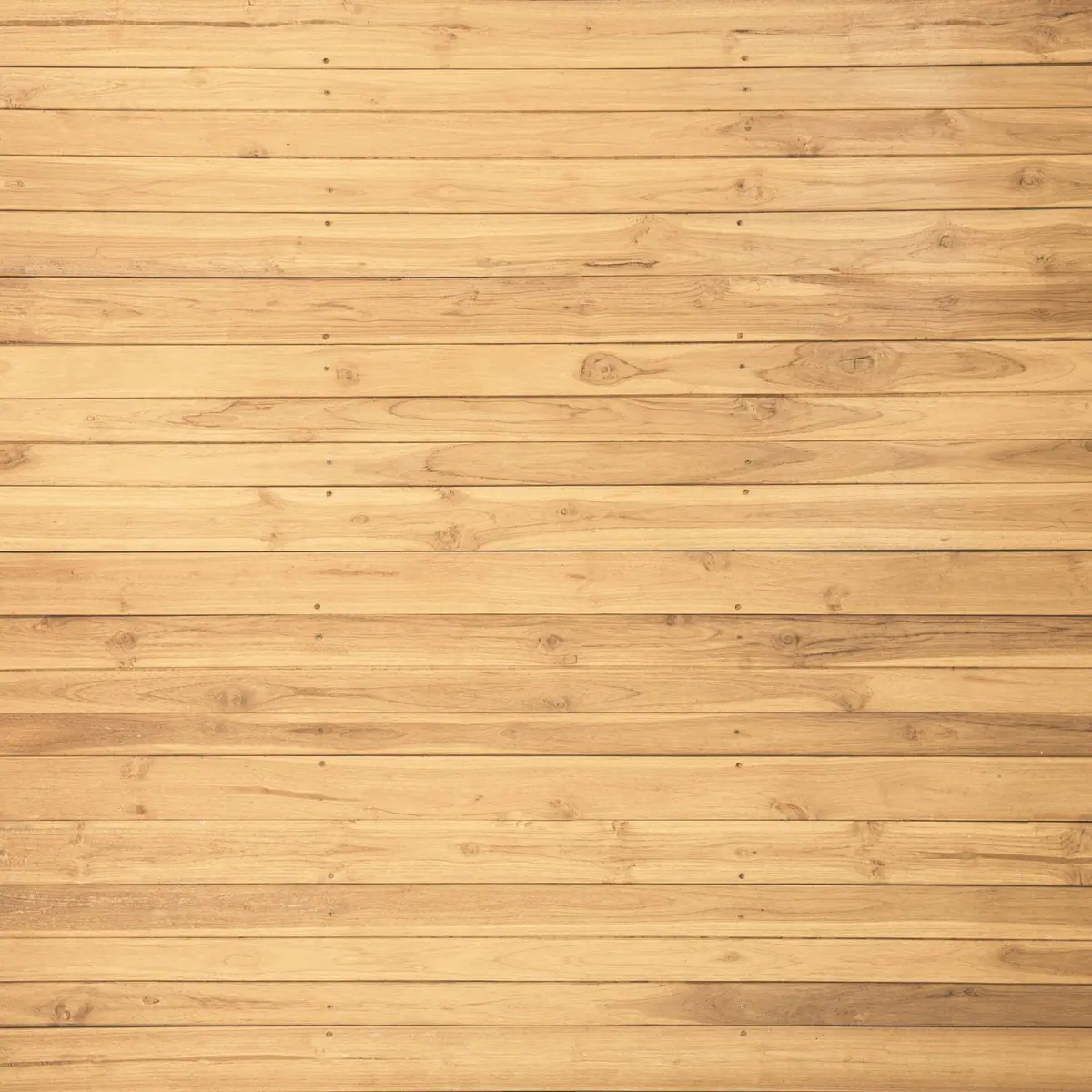 Close view of light wood planks with visible grain
